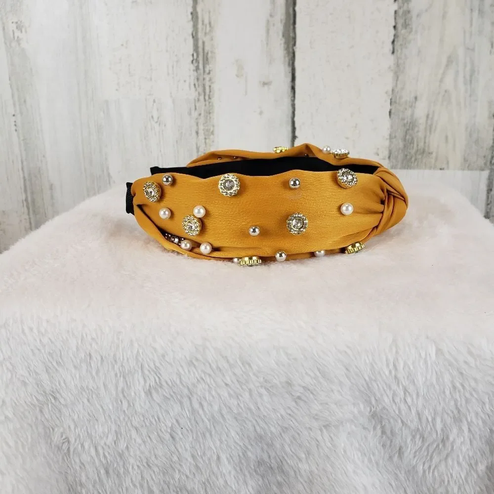 Saffron Jeweled Headband